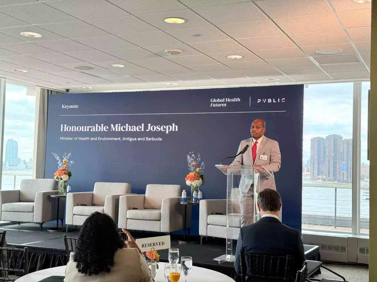Joseph Urges Investment in Small Island Health Systems at UN Forum