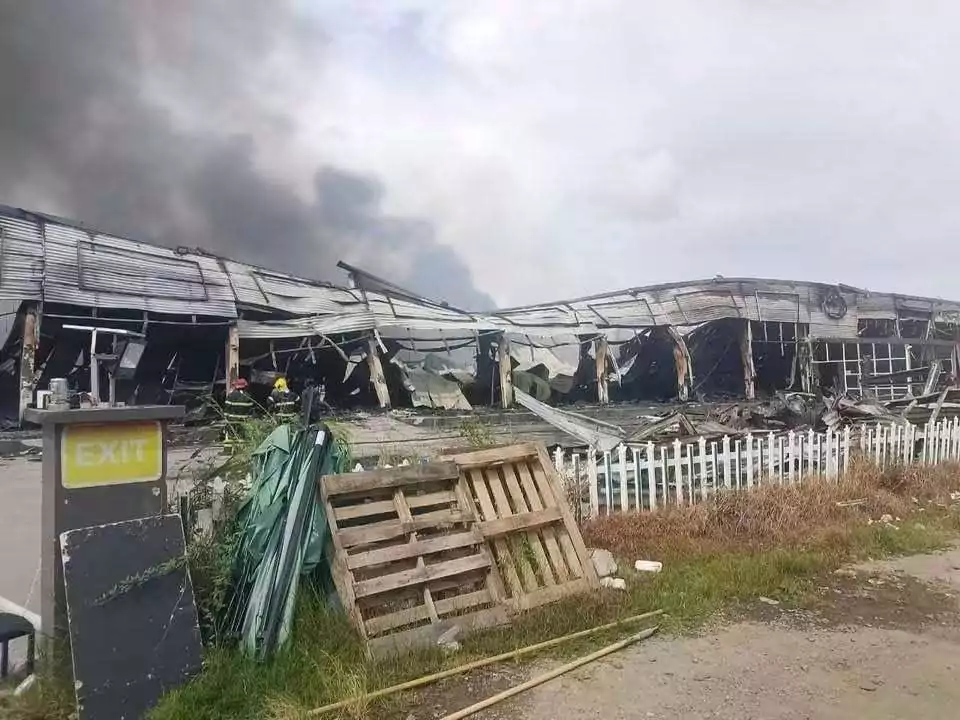 UPDATE: Nothing Spared as Fire Reduces XPZ Supermarket to Ruins Again