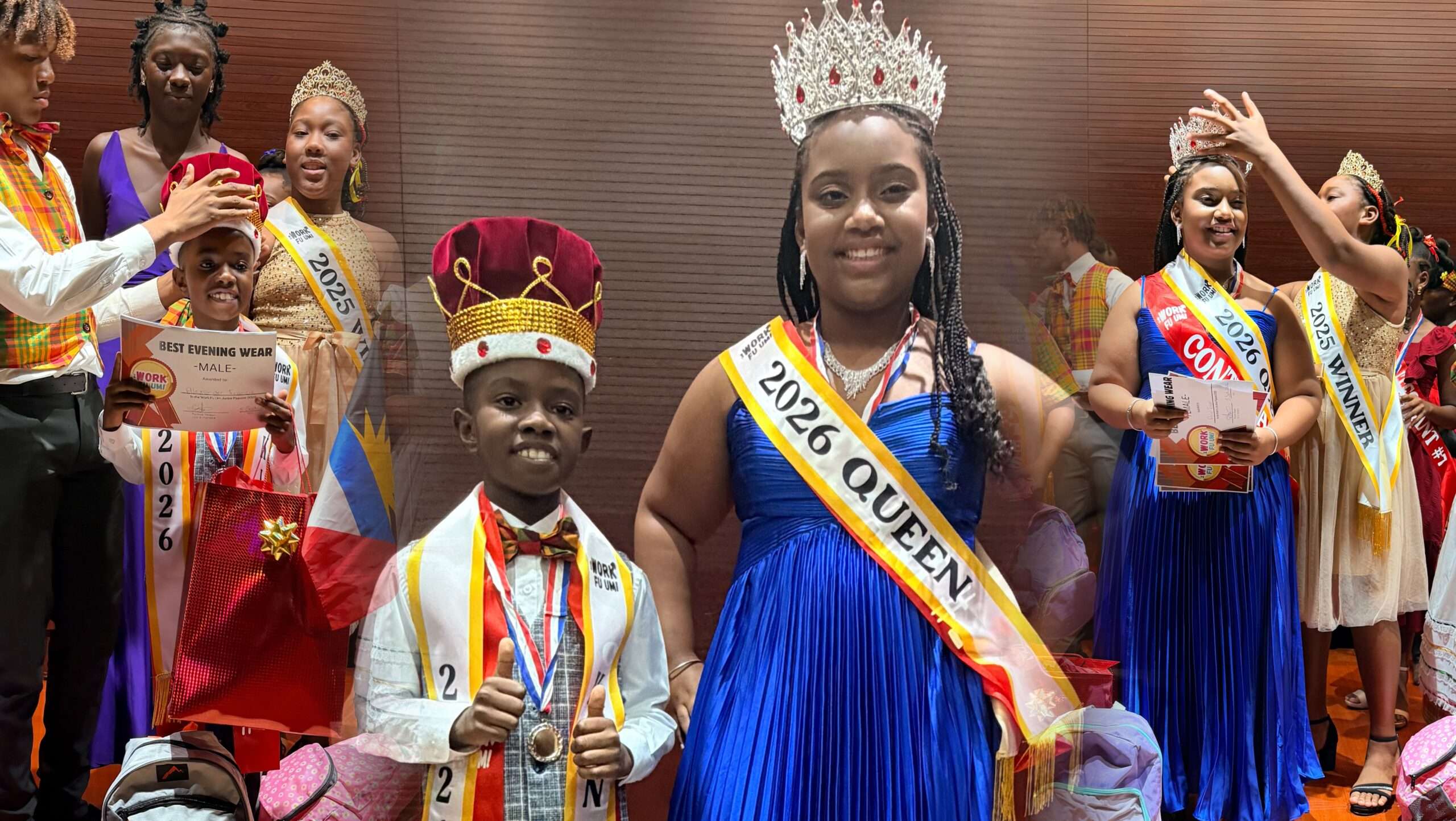 Francis and Royer Take Top Honours at Work Fu Um Junior Pageant